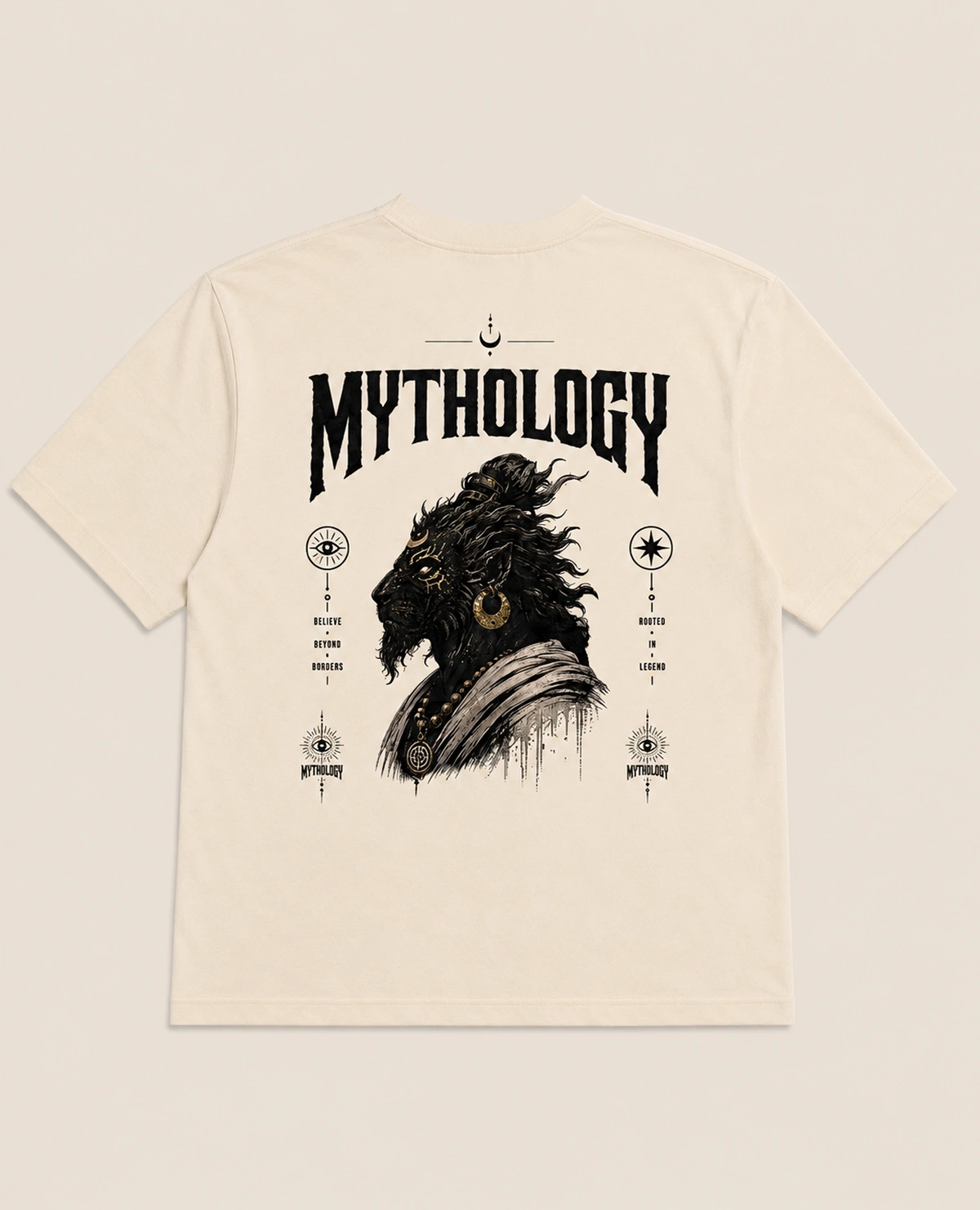 MYTHOLOGY LION OVERSIZED T-SHIRT