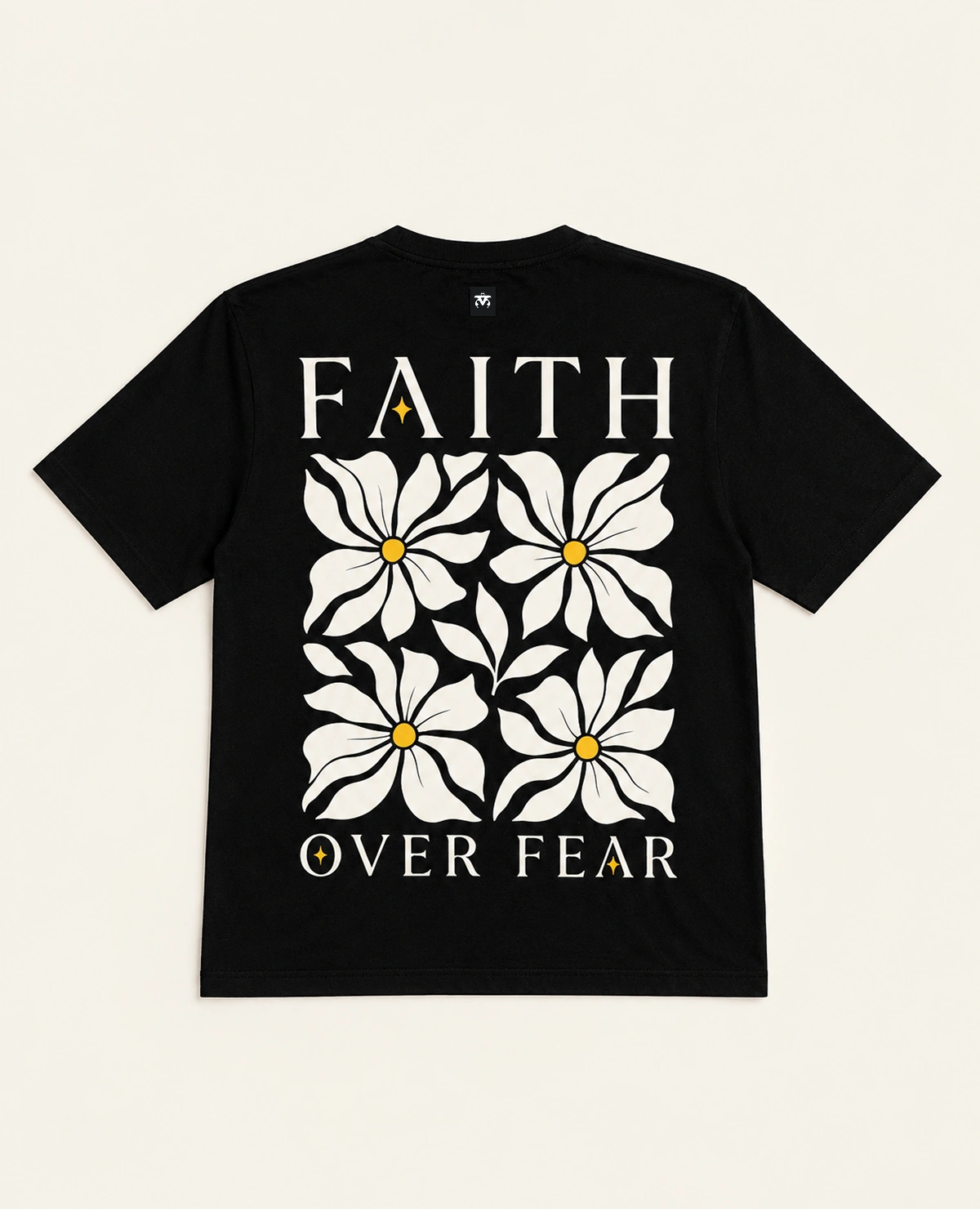 FAITH OVER FEAR OVERSIZED T-SHIRT