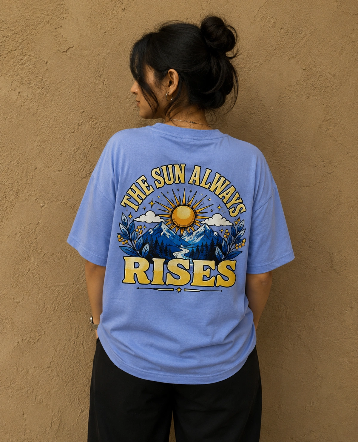 THE SUN ALWAYS RISES OVERSIZED T-SHIRT - Image 2