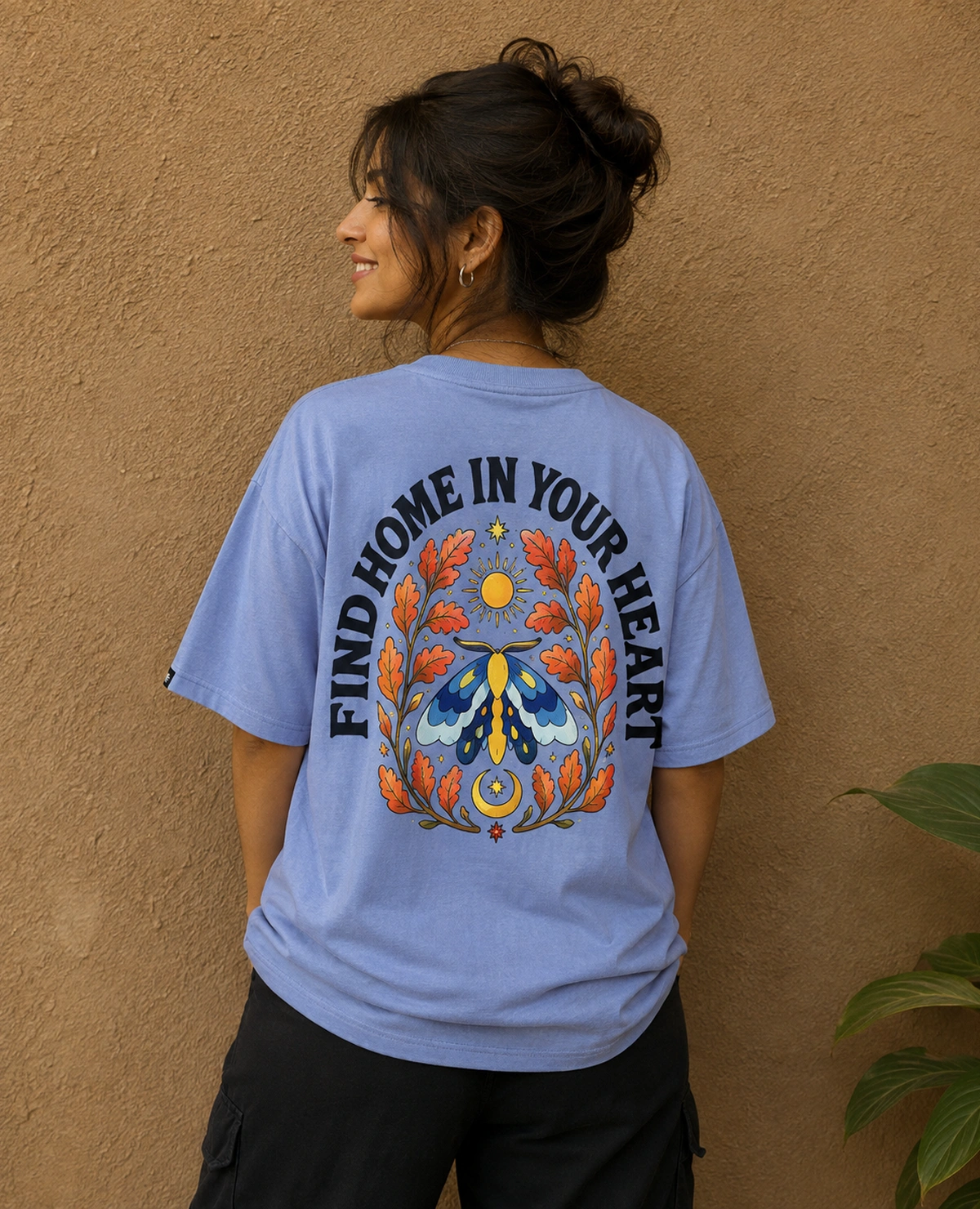FIND HOME IN YOUR HEART OVERSIZED T-SHIRT - Image 3