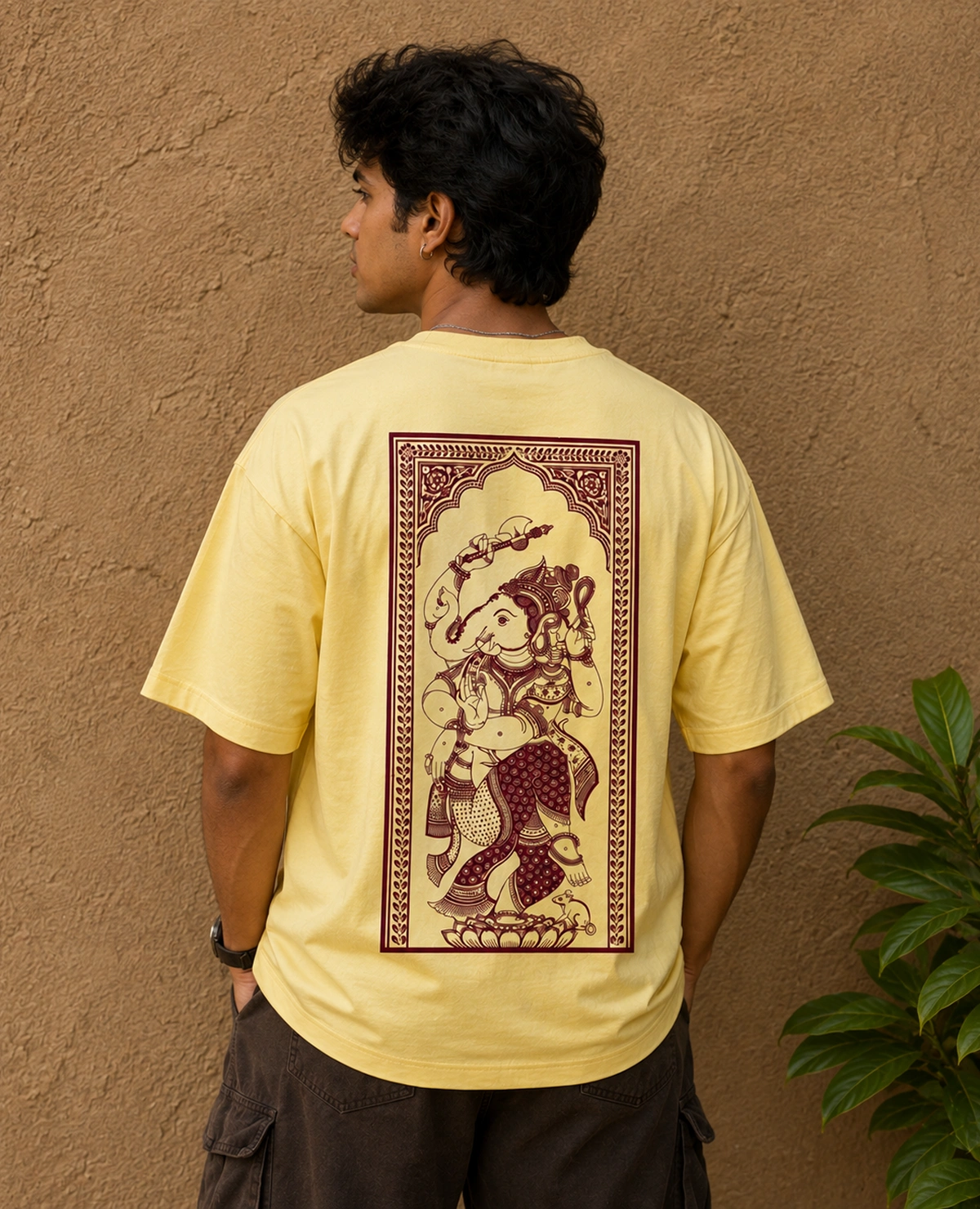 GANESHA HERITAGE OVERSIZED T-SHIRT - Image 3