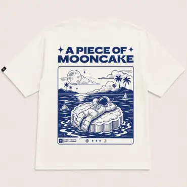 A PIECE OF MOONCAKE OVERSIZED T-SHIRT