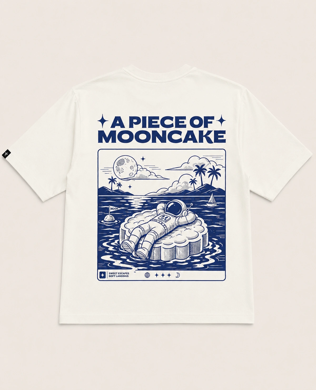 A PIECE OF MOONCAKE OVERSIZED T-SHIRT