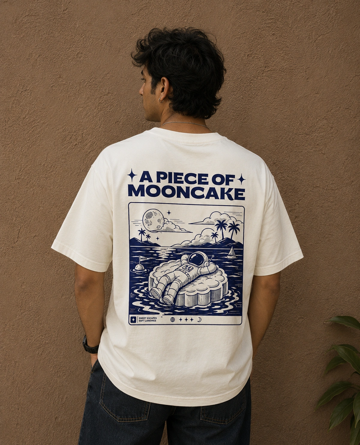 A PIECE OF MOONCAKE OVERSIZED T-SHIRT - Image 3