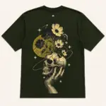 ETERNAL BLOOM SKULL OVERSIZED T-SHIRT